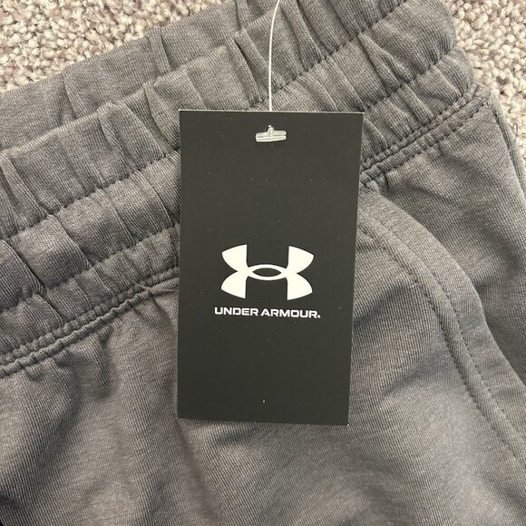 Under Armour Women's Rival Terry Jogger Size XS Gray Pockets Drawstring NWT $50 - Picture 14 of 15